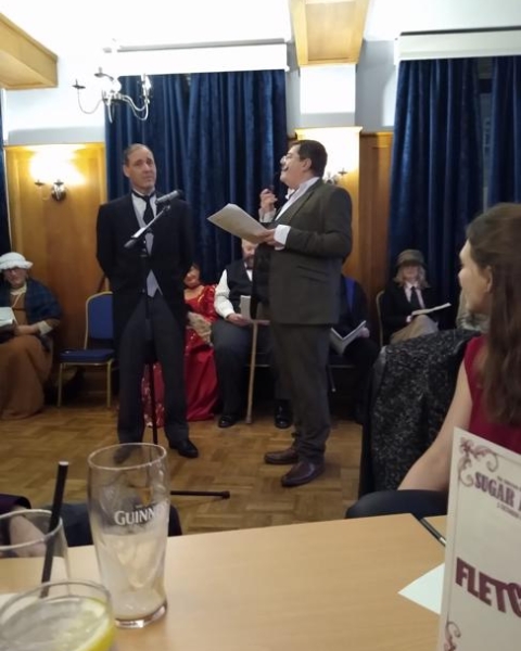 Sugar and Spice murder Mystery -Sugar and Spice murder Mystery - Rex Francis as Inspector Pratt and Roger Green at Frobisher