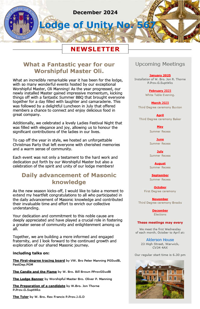 Read more about the article Newsletter: December 2024